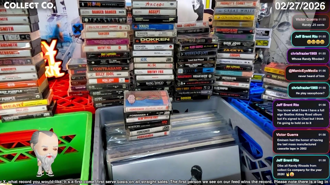 LIVE Vinyl Record Sale (Friday, 02/27/2026)