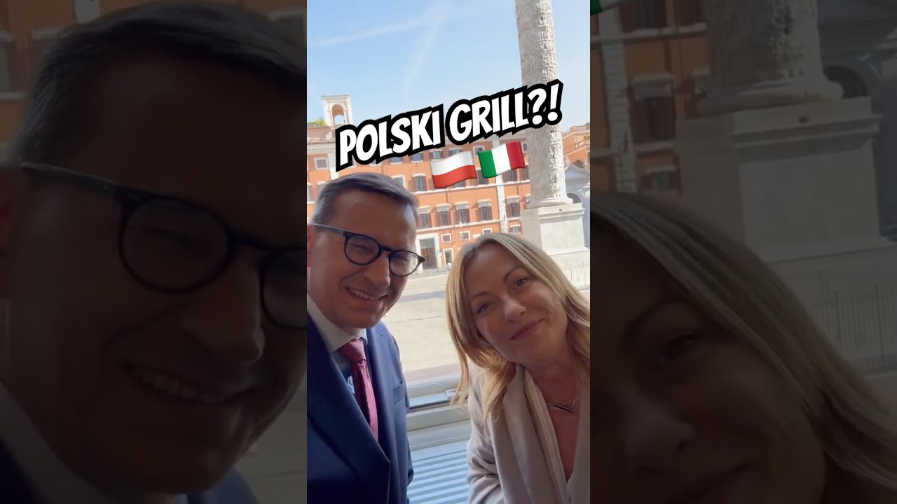 Morawiecki zaprosił Giorgię Meloni na polskiego grilla 🇵🇱😄