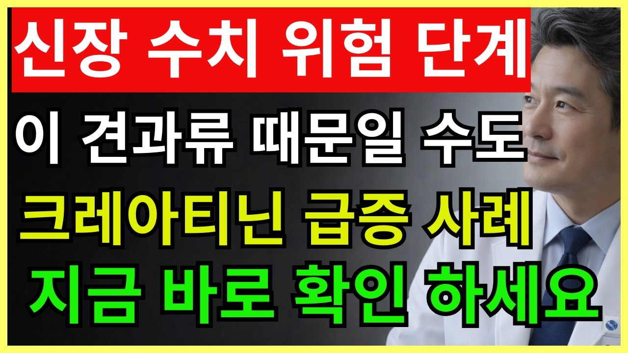 크레아티닌 수치를 가장 빠르게 상승시키는 견과류 4가지| 70세의 건강 | 건강 정보 | 건강한 하루