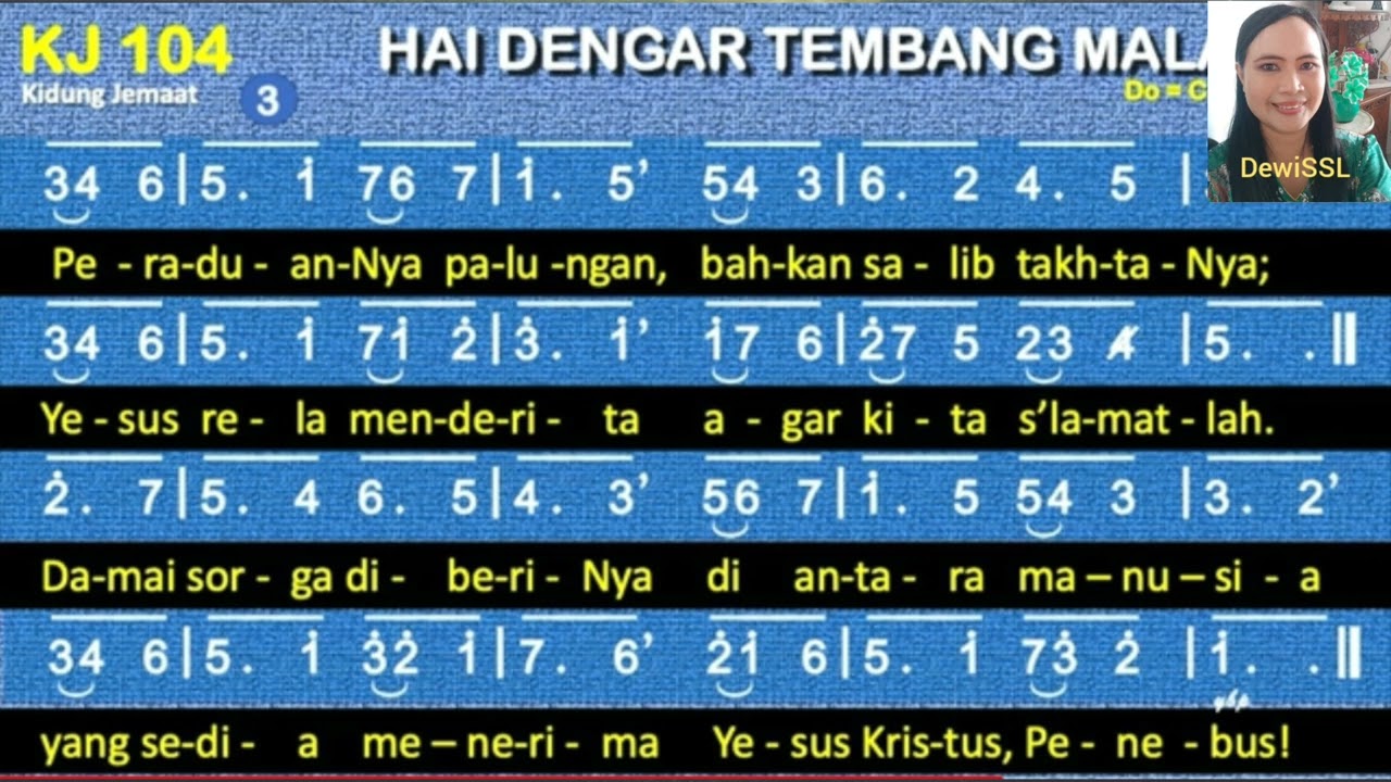 Kj 104 Hai Dengar Tembang Malaikat Cover DewiSSL
