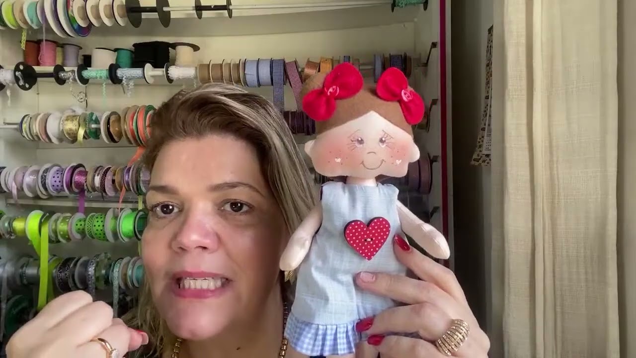 Maratona de Lives 30 Dia 7 Boneca com troca de roupa   parte 1