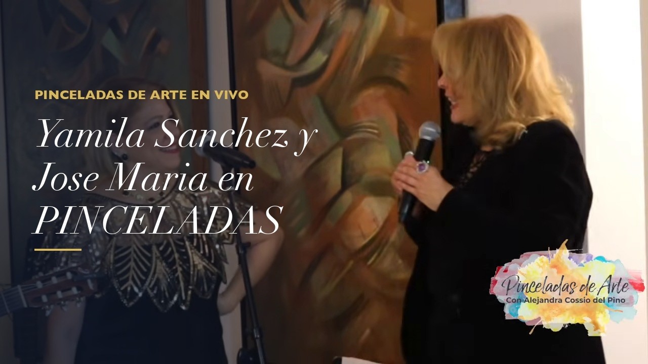 Yamila Sanchez y Jose Maria en PINCELADAS DE ARTE