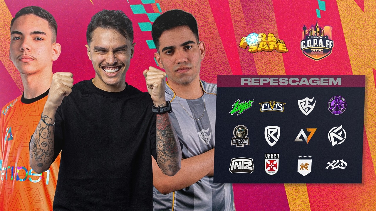 🔴COPA FF COM FORA DA SAFE - REPESCAGEM PARA FINAL🔴#FREEFIRE