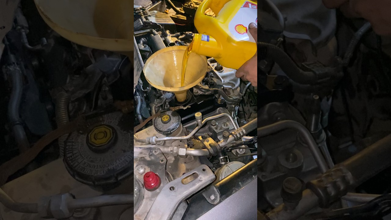 Honda Civic Engine oil change #automobile #hondacars #mechanic
