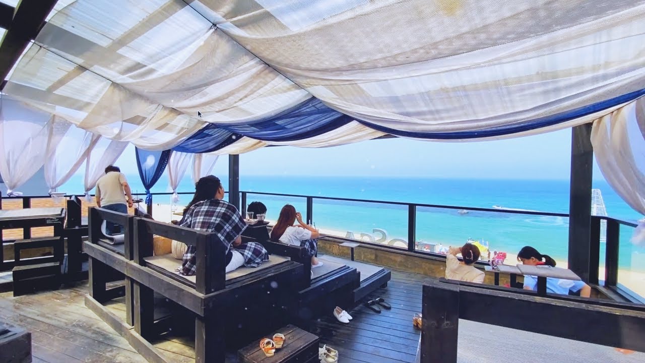 [ 카페 ] 강릉 안목 해변 루프탑 뷰까페 - 보사노바 (강릉여행, 뷰맛집)