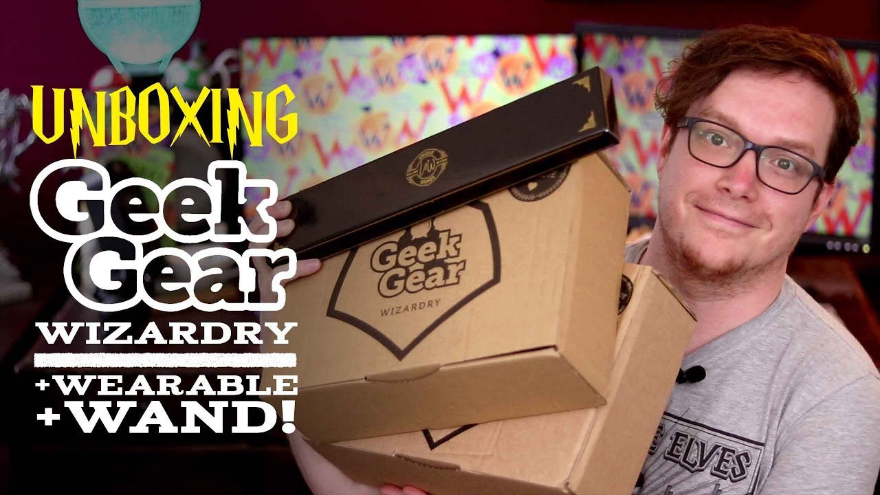 Geek Gear Wizardry, Wearable, and Wand Unboxing - June 2019