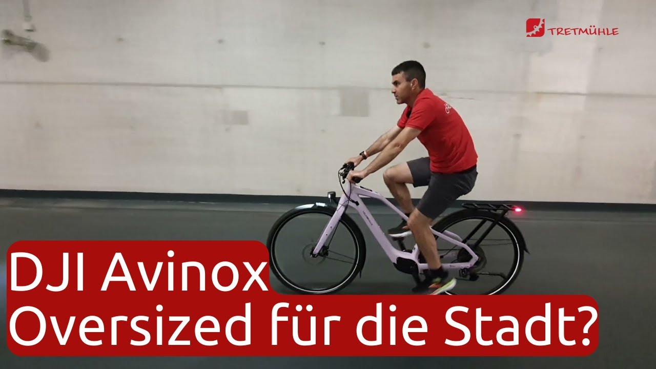 DJI Avinox + Velo de Ville Revo-C - erste Testfahrt - Rakete! Brauche ich das? / Tretm&uuml;hle Stuttgart