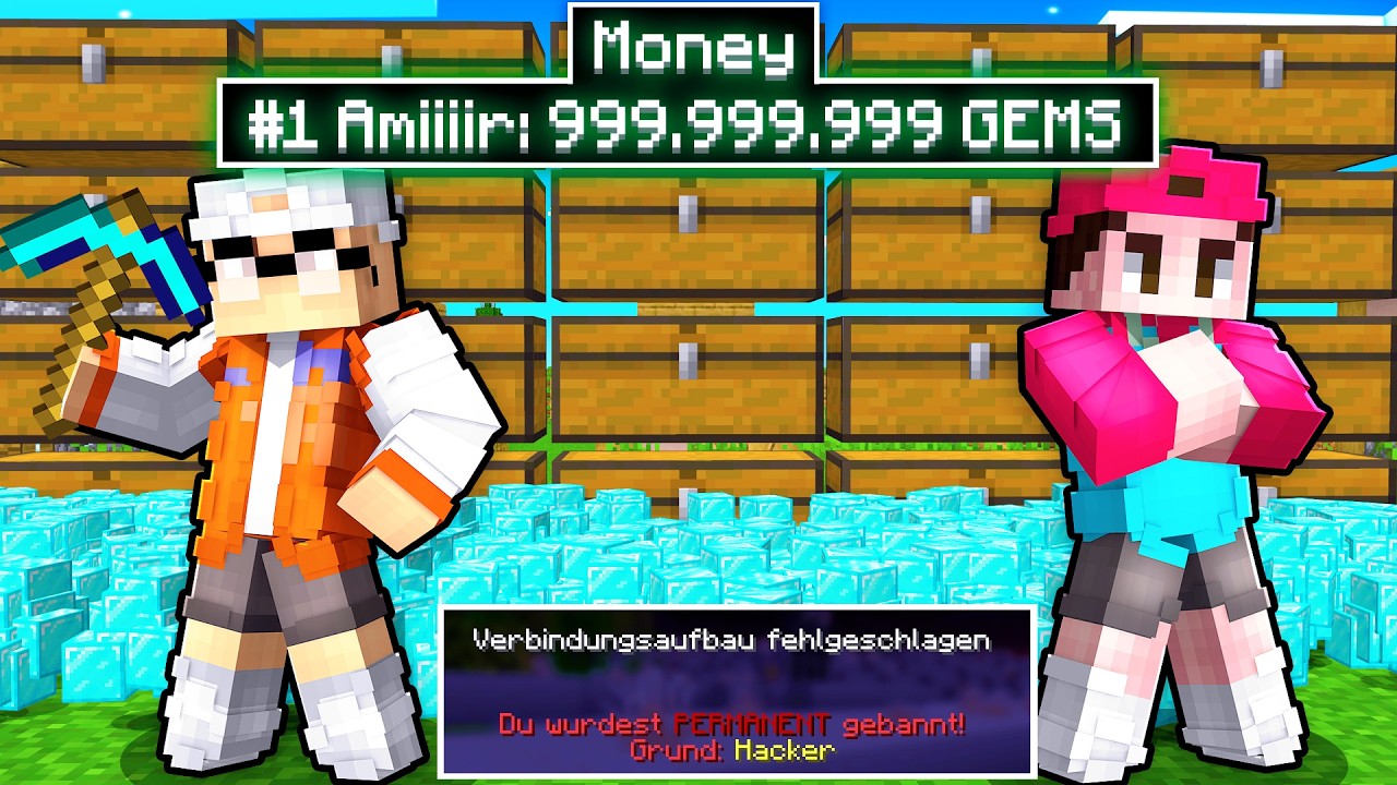 ich HACKE iCrimax SERVER in Minecraft