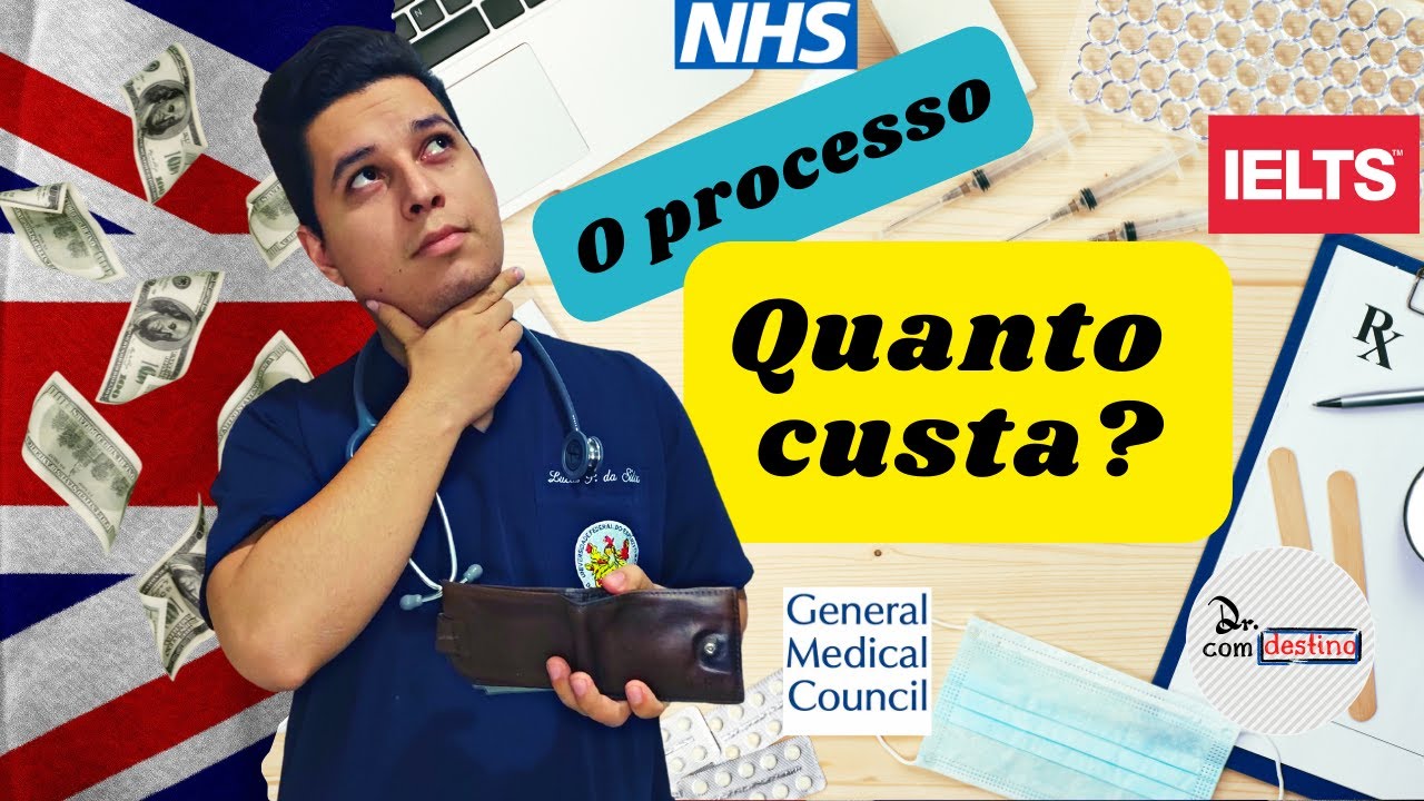 Quanto custa? | Revalidação Médica na Inglaterra | Cálculo detalhado