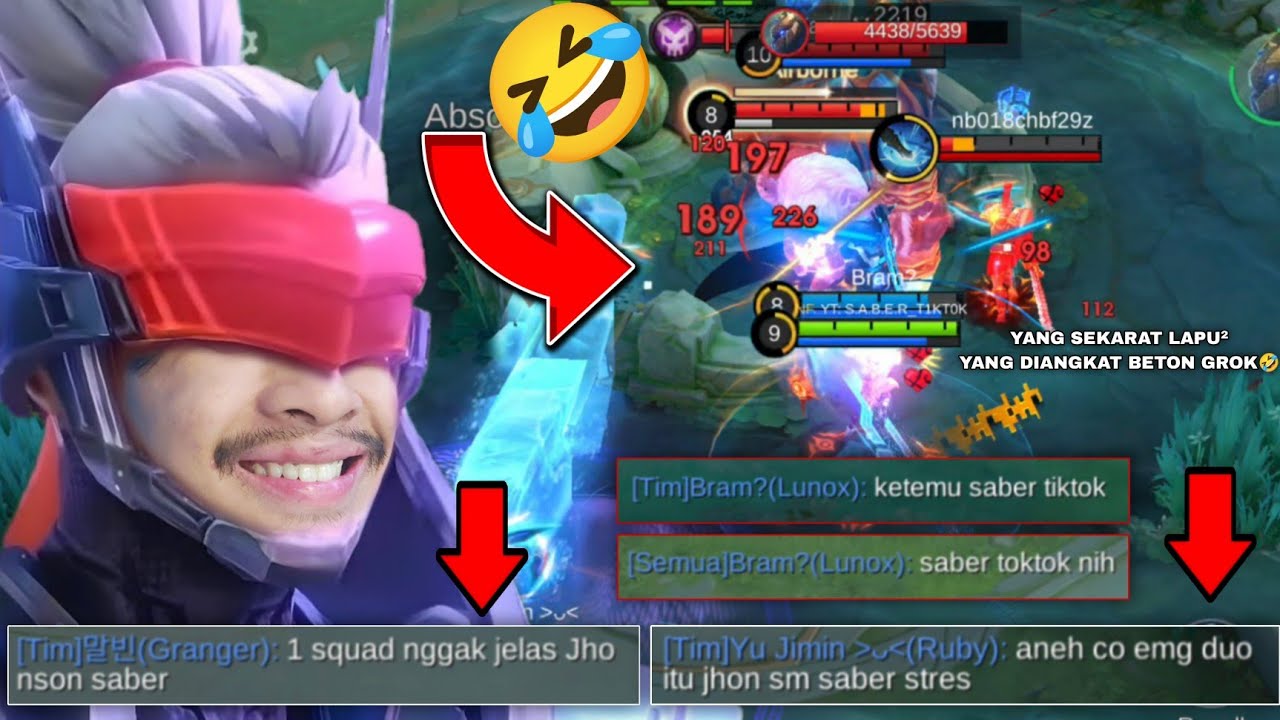 NEKAT PICK SABER DI IMMORTAL SAMPAI KENA BACOTAN TIM SENDIRI😭 GLOBAL SABER SEGITUNYA JADI USER SABER