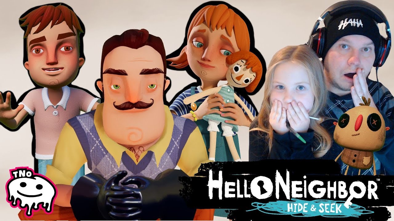 NOVÝ KONEC SOUSED ZACHRÁNÍ DCERU!  - Hello Neighbor Hide and Seek | AHOJ SOUSEDE Tatínek a Barunka