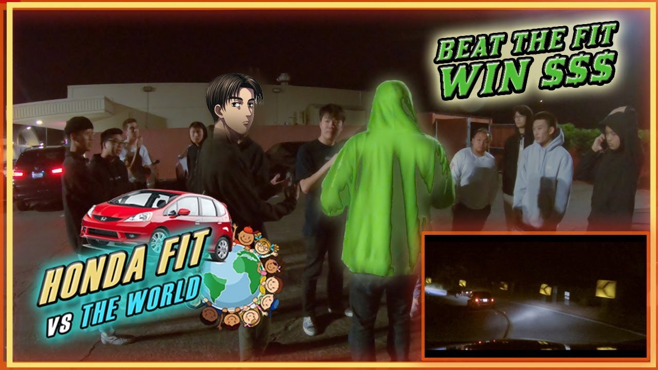 HONDA FIT vs THE WORLD 01 峠 CASH PRIZE for CANYON BATTLES