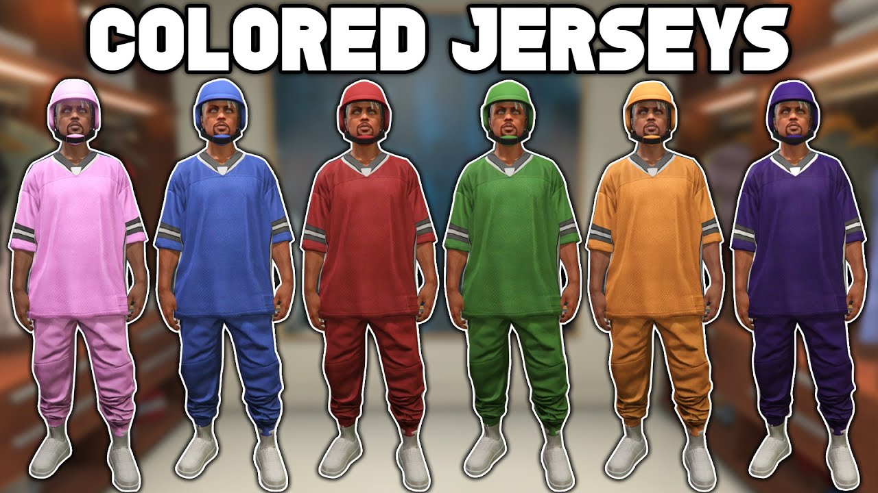 Как получить все цветные майки в GTA 5 Online 1.51! (Glitch of Color Jerseys в GTA 5)