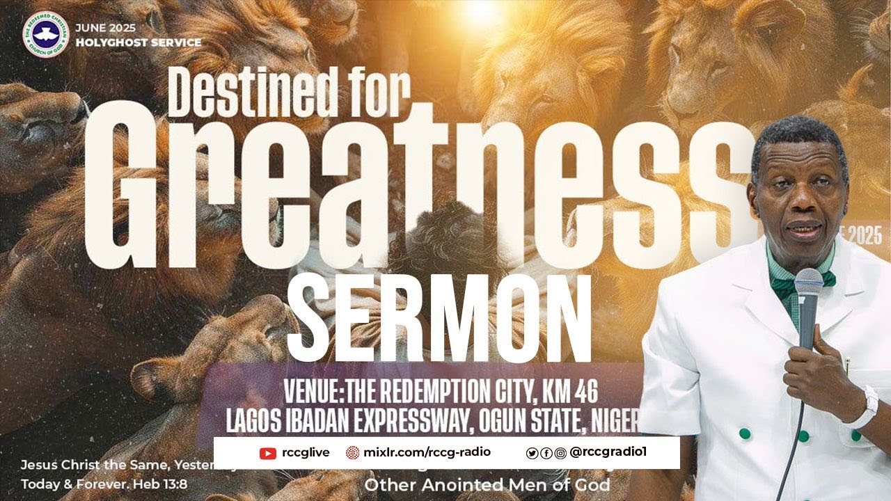 PASTOR E.A ADEBOYE | JUNE 2025 HOLY GHOST SERVICE