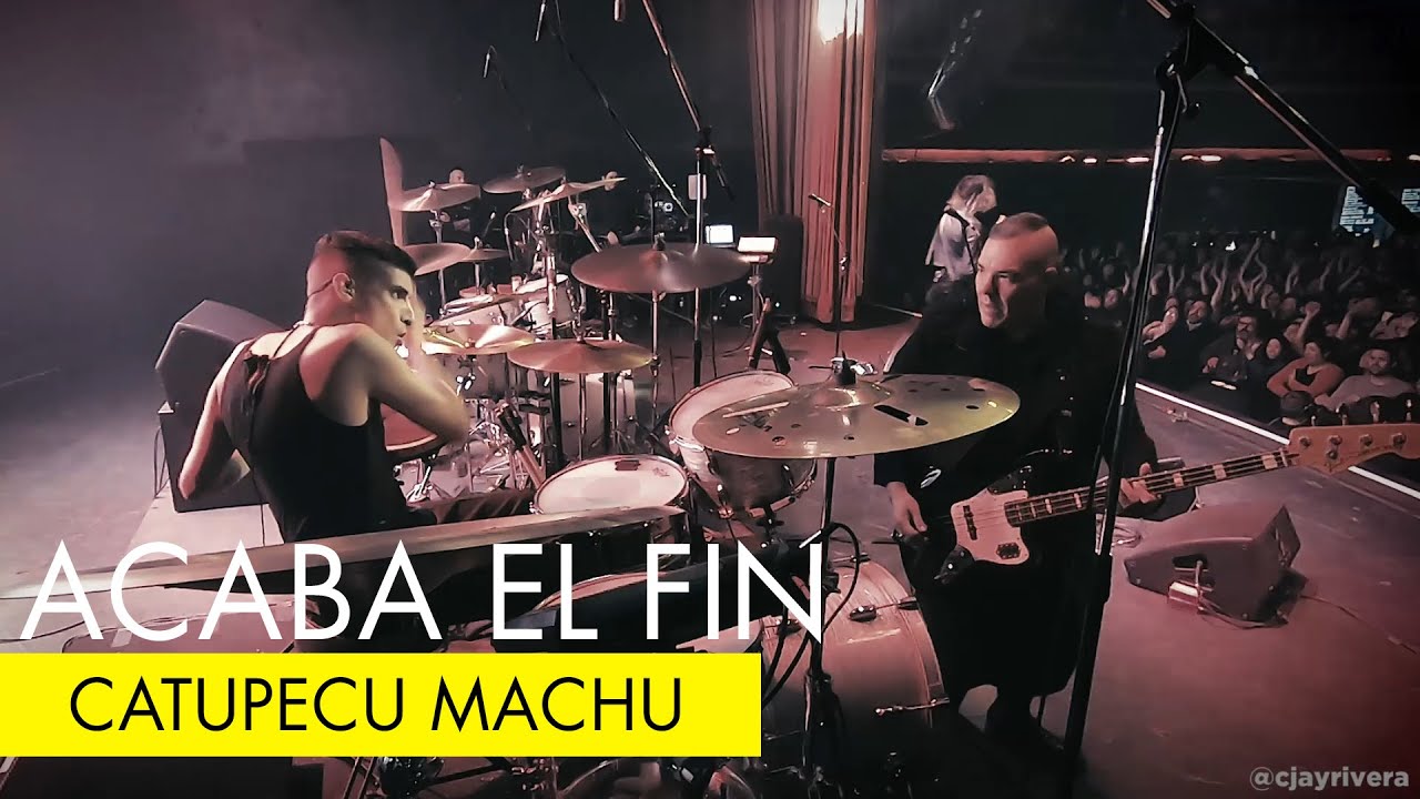 Catupecu Machu - Acaba el fin en vivo Vorterix JUN 2022 (Juli Gondels DRUM CAM)