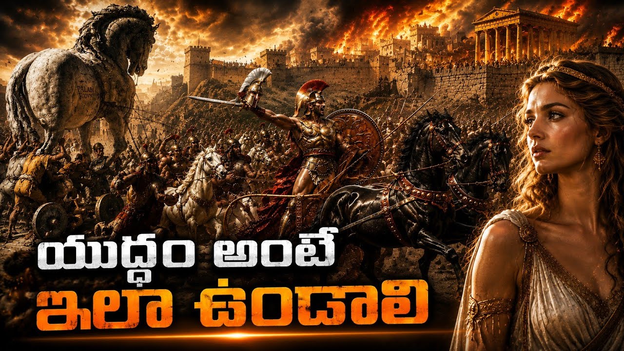 I Explained Trojan War In Telugu | Greek Mythology | The Odyssey