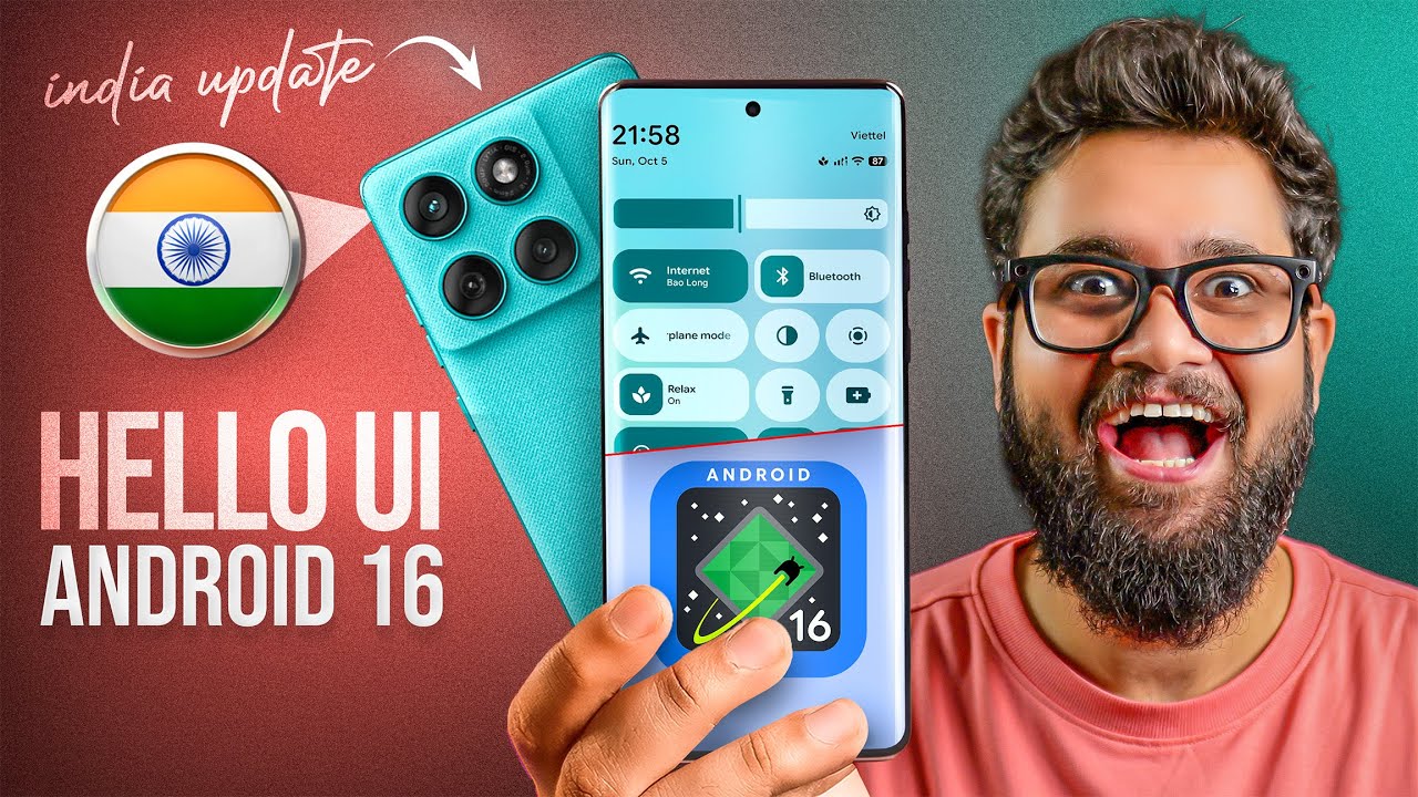 Moto Hello UI Android 16 India is Here - Moto Edge 60 Fusion & 60 Pro Android 16 Update