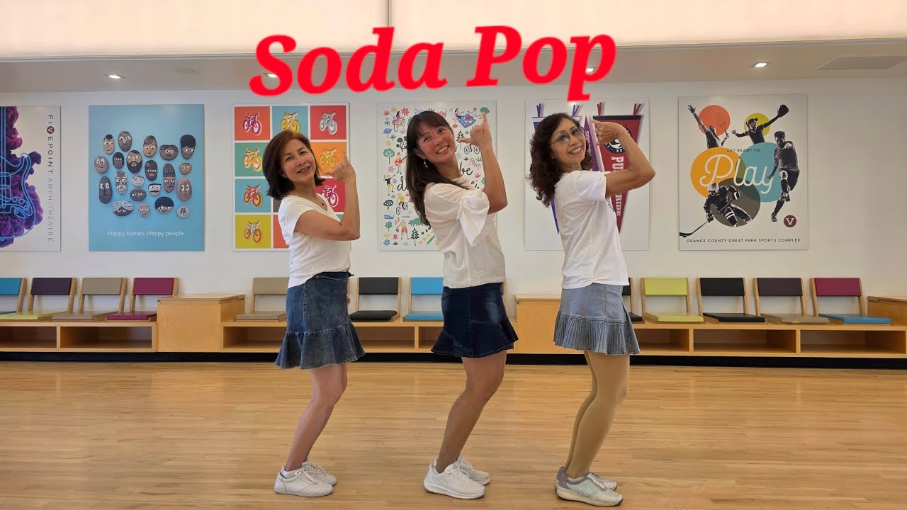 Soda Pop Line Dance/ Improver/ Choreographer: Yoon Hee Hwang (KOR) - July 2025
