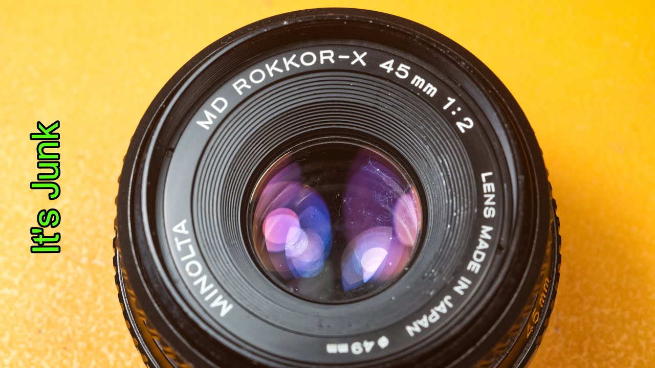 Partial Disassembly of Minolta Rokkor-X 45mm F2 lens.