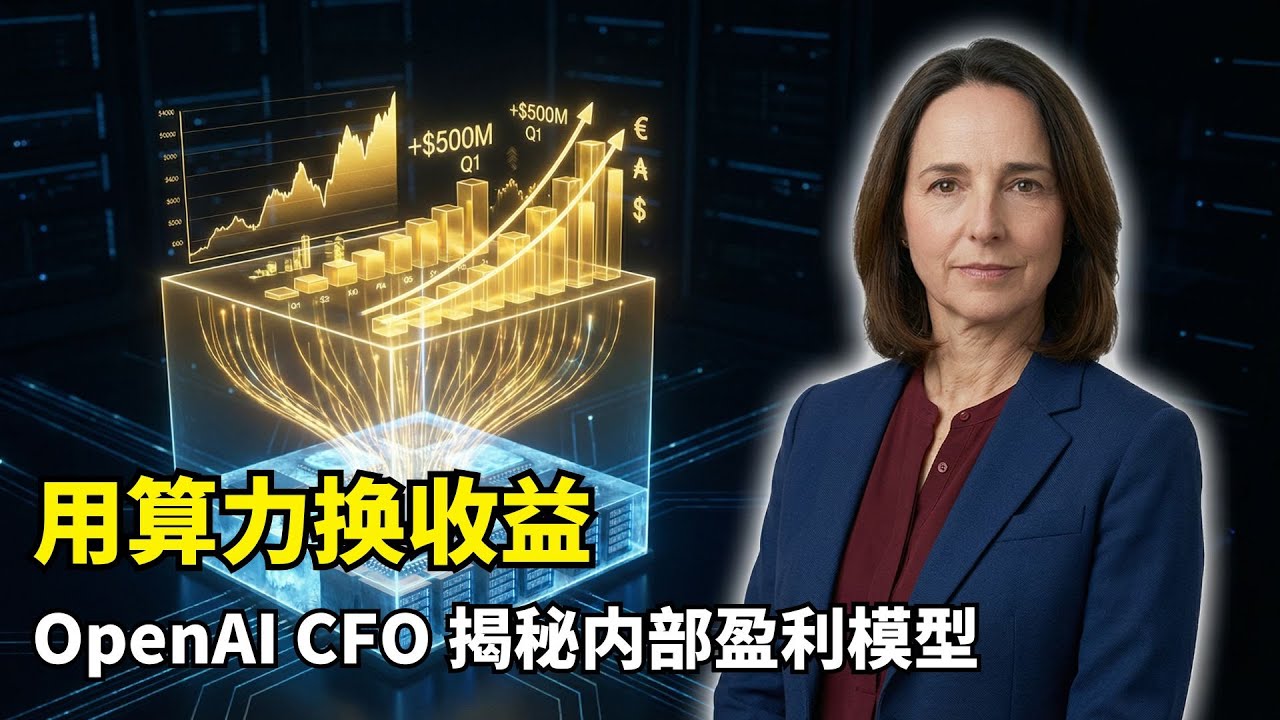【商业】18个月现金流疑云回应 | OpenAI CFO Sarah Friar | 算力投资回本模型 | 商业魔方战略 | 广告模式 | AGI商业化路径 | 拒绝泡沫论 | 医疗AI革命
