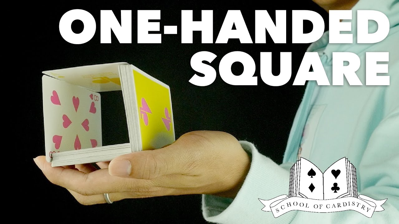 Cardistry for Beginners: One-handed Cut - One-handed Square Tutorial