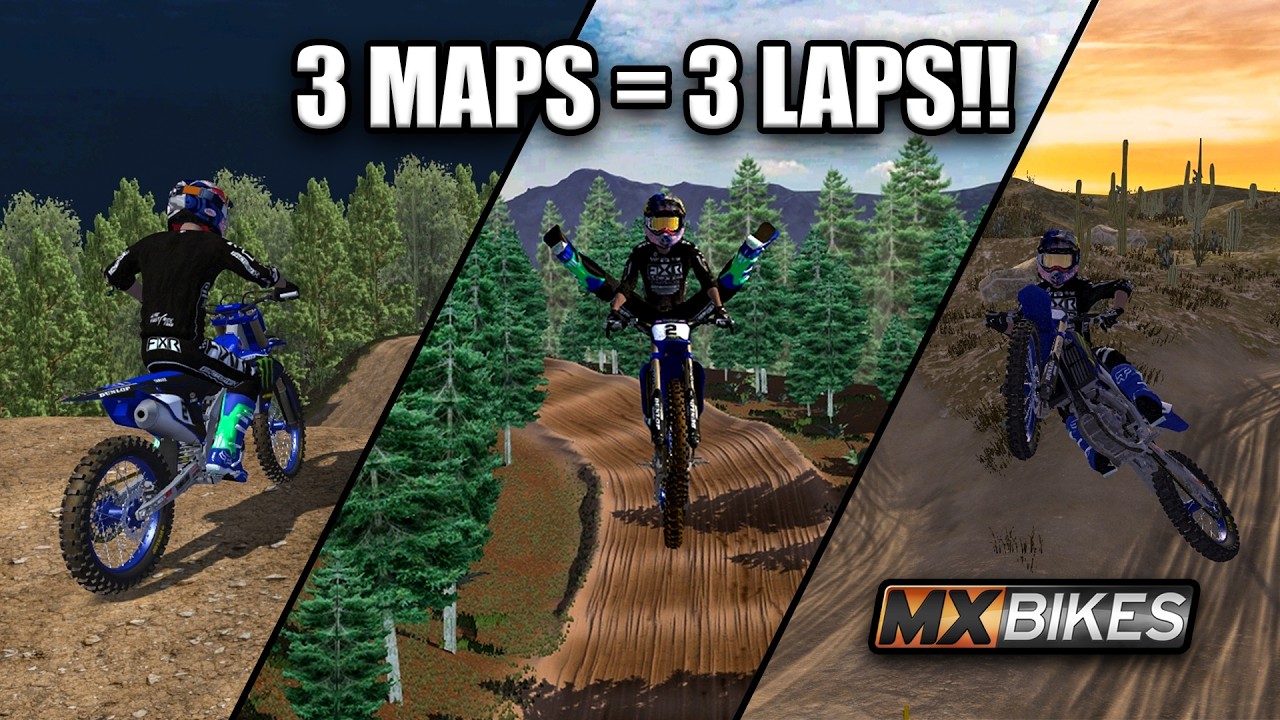 3 Maps. 3 Laps. One Winner. (MX Bikes Time Trial)