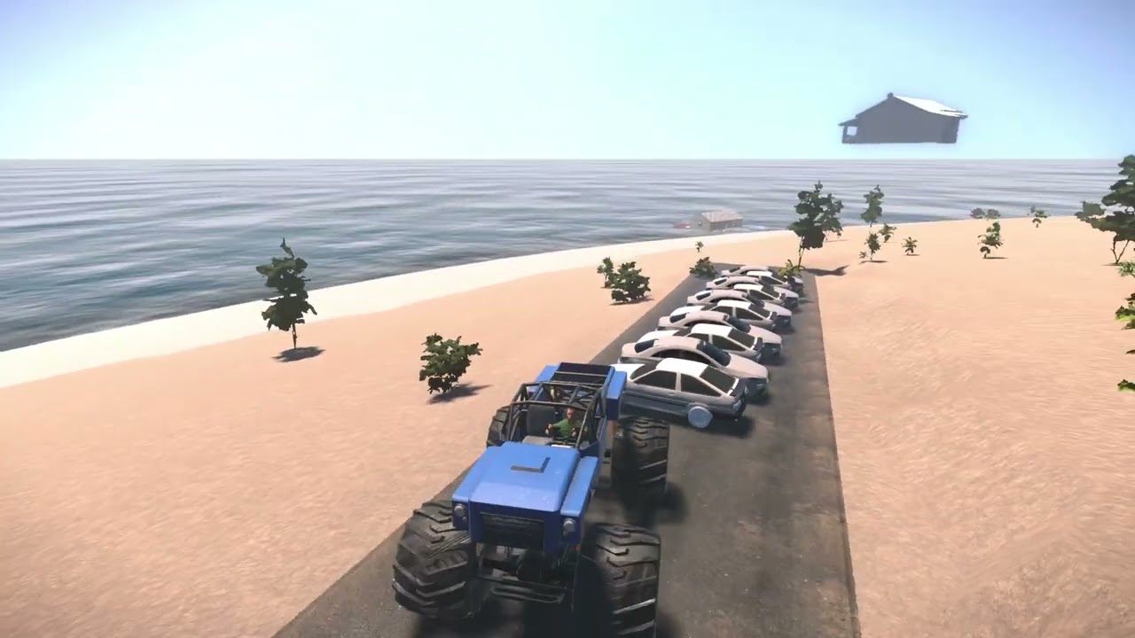Testing Monster Truck (NWH Vehicle Physics 2 + uTire v2 + GKC)