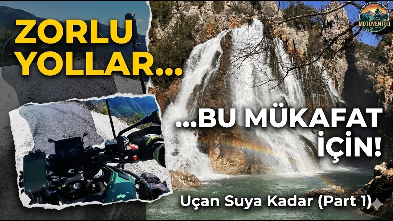 Alanya'nın gizli cenneti Uçan Su! #youtube #viral #alanya #motovlog #motivation #travel #motorcycle