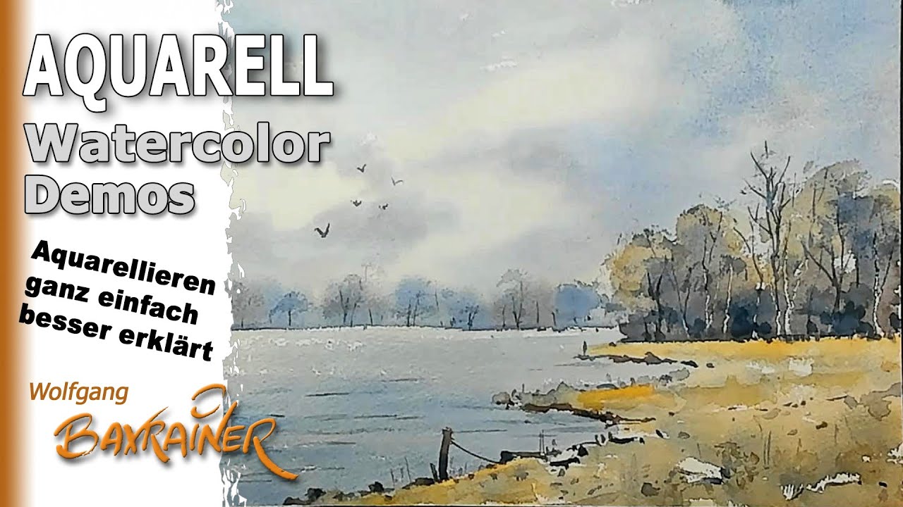 Aquarell Lockerungsübung