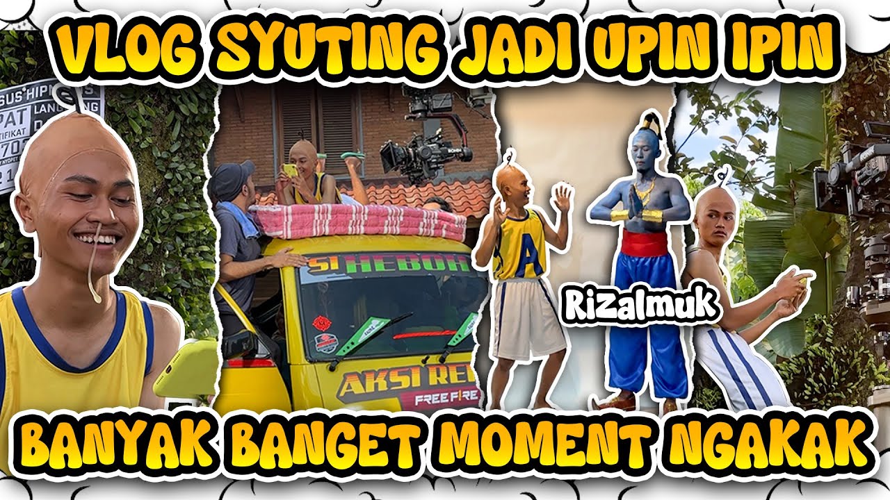VLOG SYUTING ALDI TV JADI UPIN IPIN LAGI 🤣 !! BARENG RIZALMUK DIA JADI JIN NGAKAK BANGET COK 😭 !!