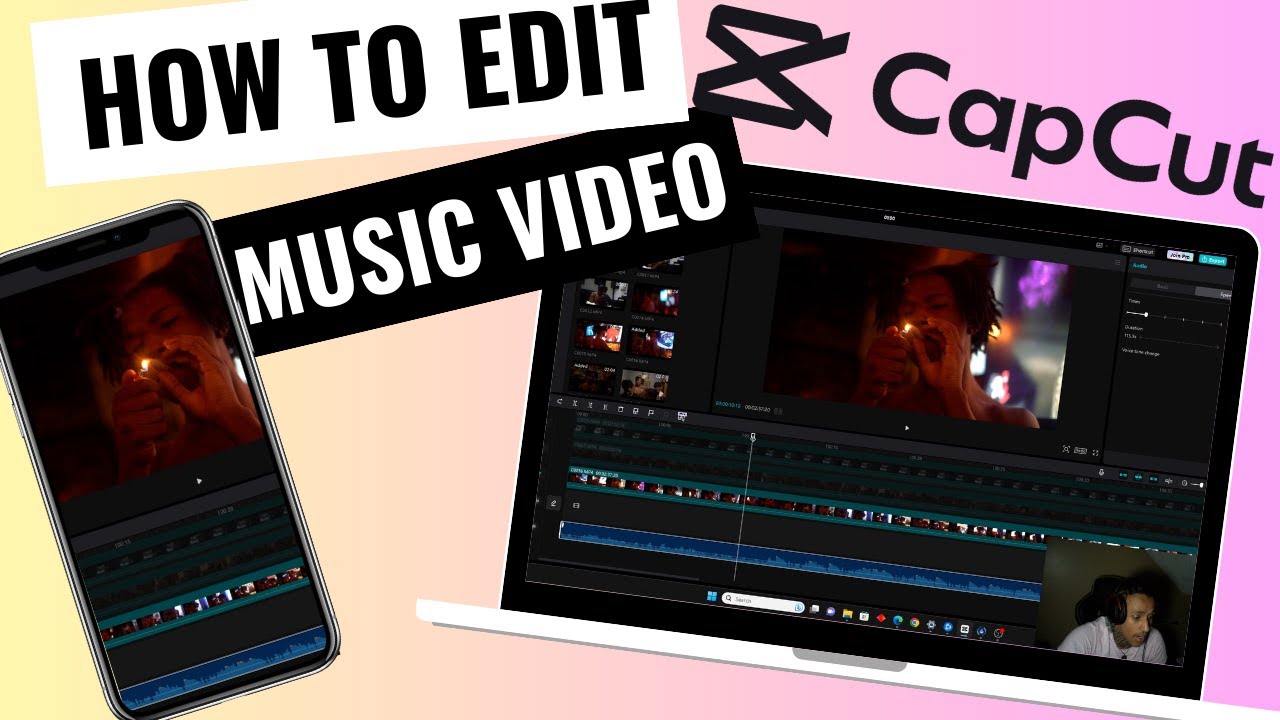 How to edit a Music Video using Capcut.