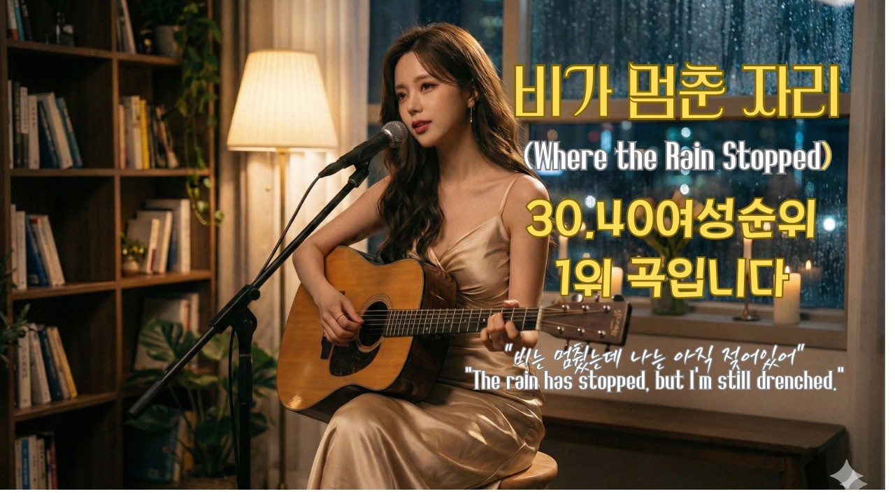 비가 멈춘 자리(Where the Rain Stopped) 감성 발라드 새벽에 혼자듣기 좋은노래