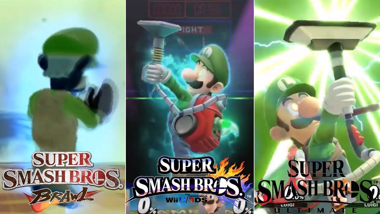 Evolution of the final smashes in Super Smash Bros.