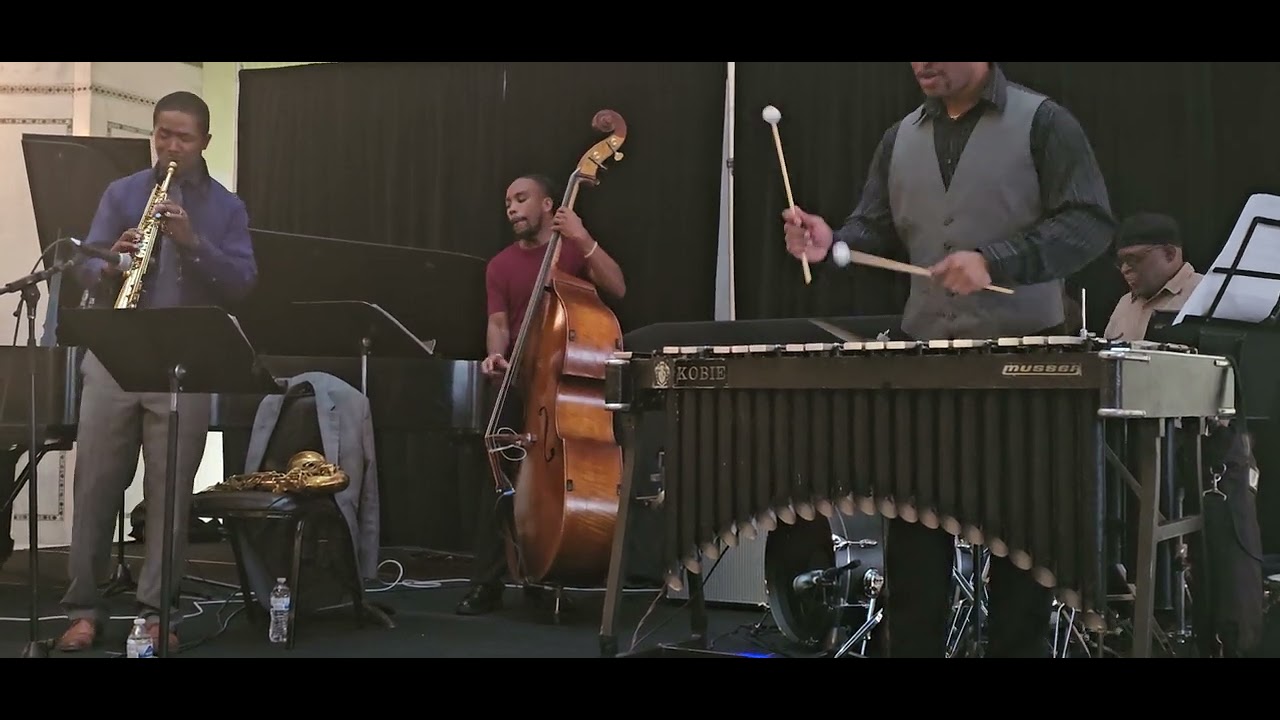 2024 Chicago Jazz Festival Micah Collier, DKobie Berry, Darius Hampton, William Kirk, Linard Stroud.