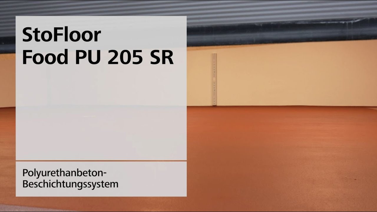 StoFloor Food PU 205 SR: PUR-Beton Beschichtungssystem für die Lebensmittelindustrie