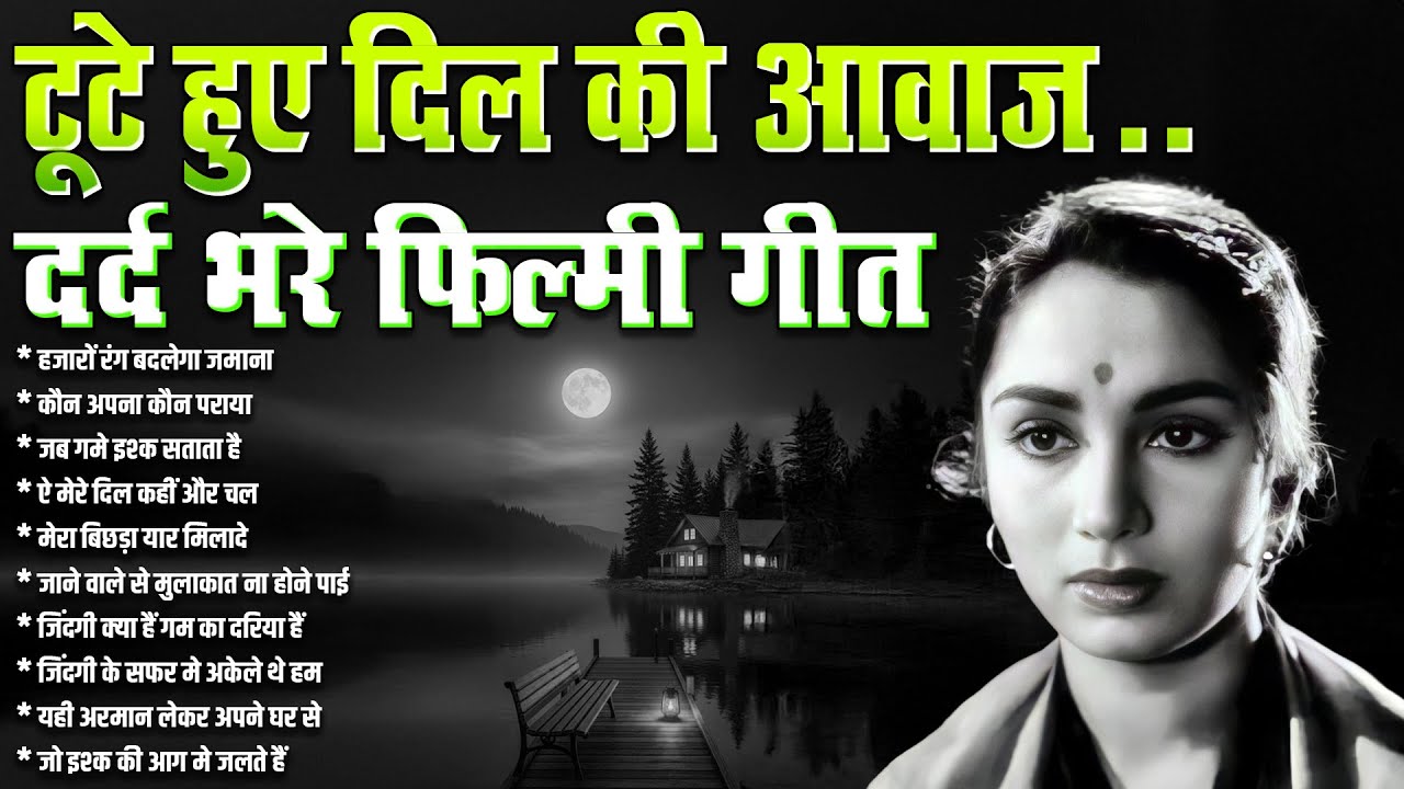 टूटे हुए दिल की आवाज दर्द भरे फिल्मी गीत | Old is Gold |Sadabahar Hindi Gaane | Evergreen Collection
