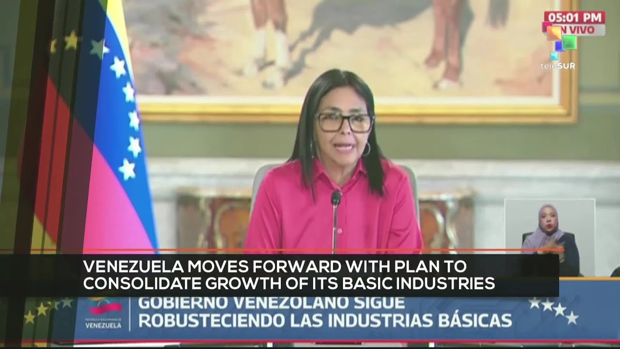 FTS 8:30 20-01: Venezuela moves forward with plan to consolidate growth of its basic industries
