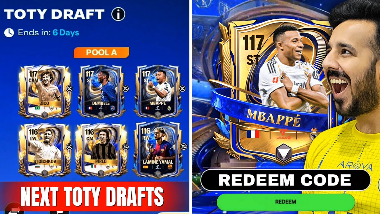 Redeem Code ! Free Ultimate TOTY - Last Week TOTY Drafts [DO THIS NOW] 📢