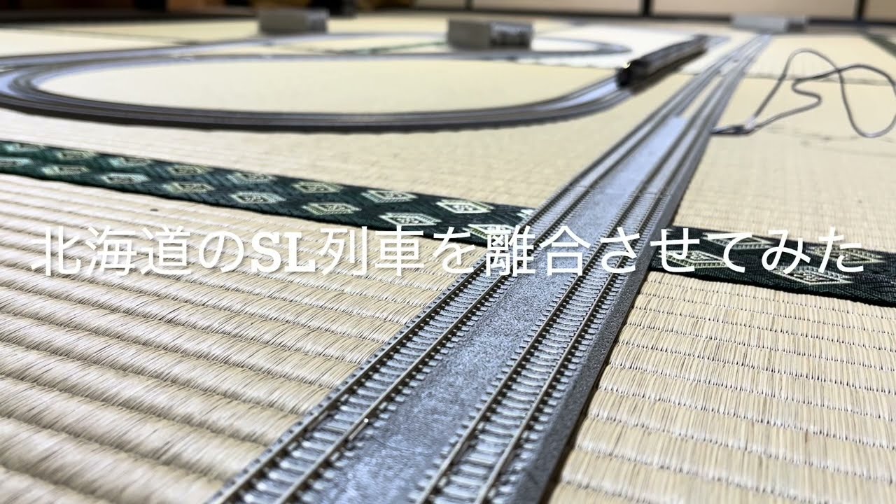 北海道のSL列車を離合させてみた
