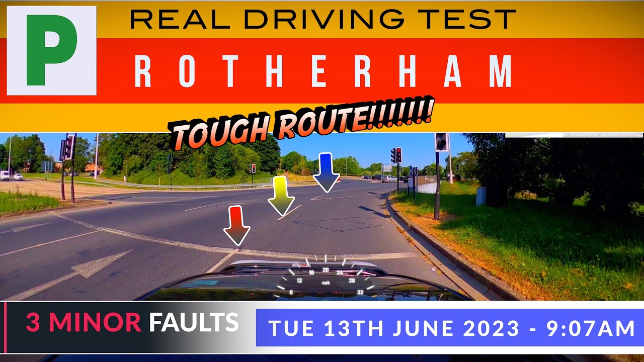 DRIVING TEST @ ROTHERHAM DTC EP3  TUE 13TH JUNE 2023 9:07AM #drivingtestvideo #rotherham