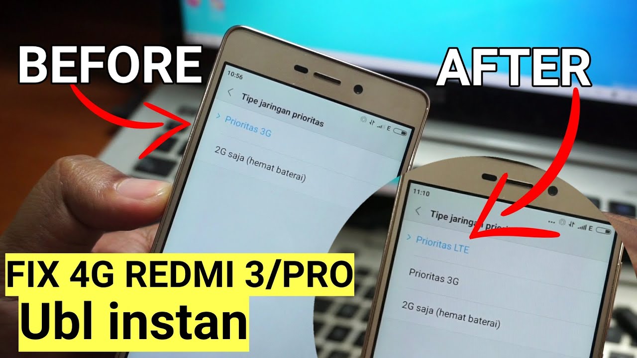 Redmi 3/3pro Sinyal 4G hilang? jangan panik, begini cara mengatasinya