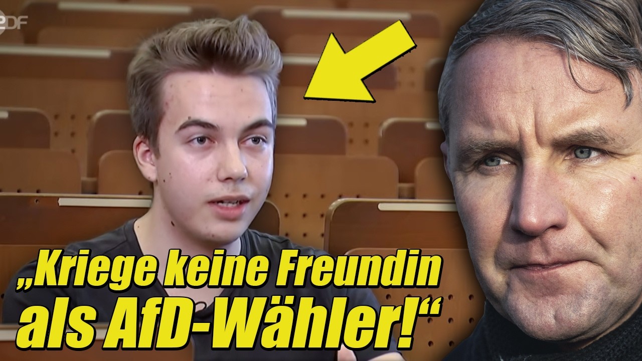 Junger AfD-W&auml;hler Im ZDF Findet Keine Freundin Und Es Wird Noch PEINLICHER!