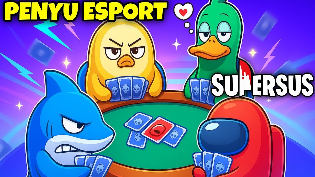 Momen Kocak Penyu Esport Beradu Skill Main Kartu di Super Sus - Super Sus