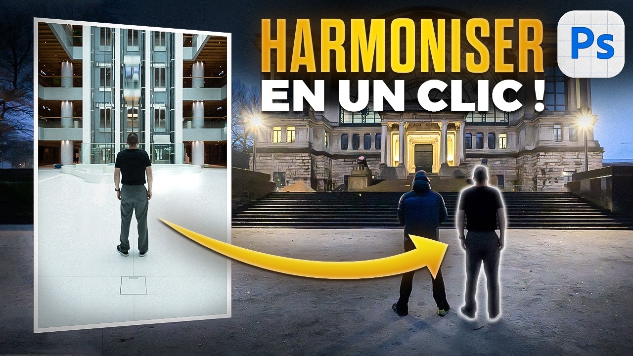 🚀 NOUVEAU ! Harmoniser en 1 CLIC dans Photoshop !