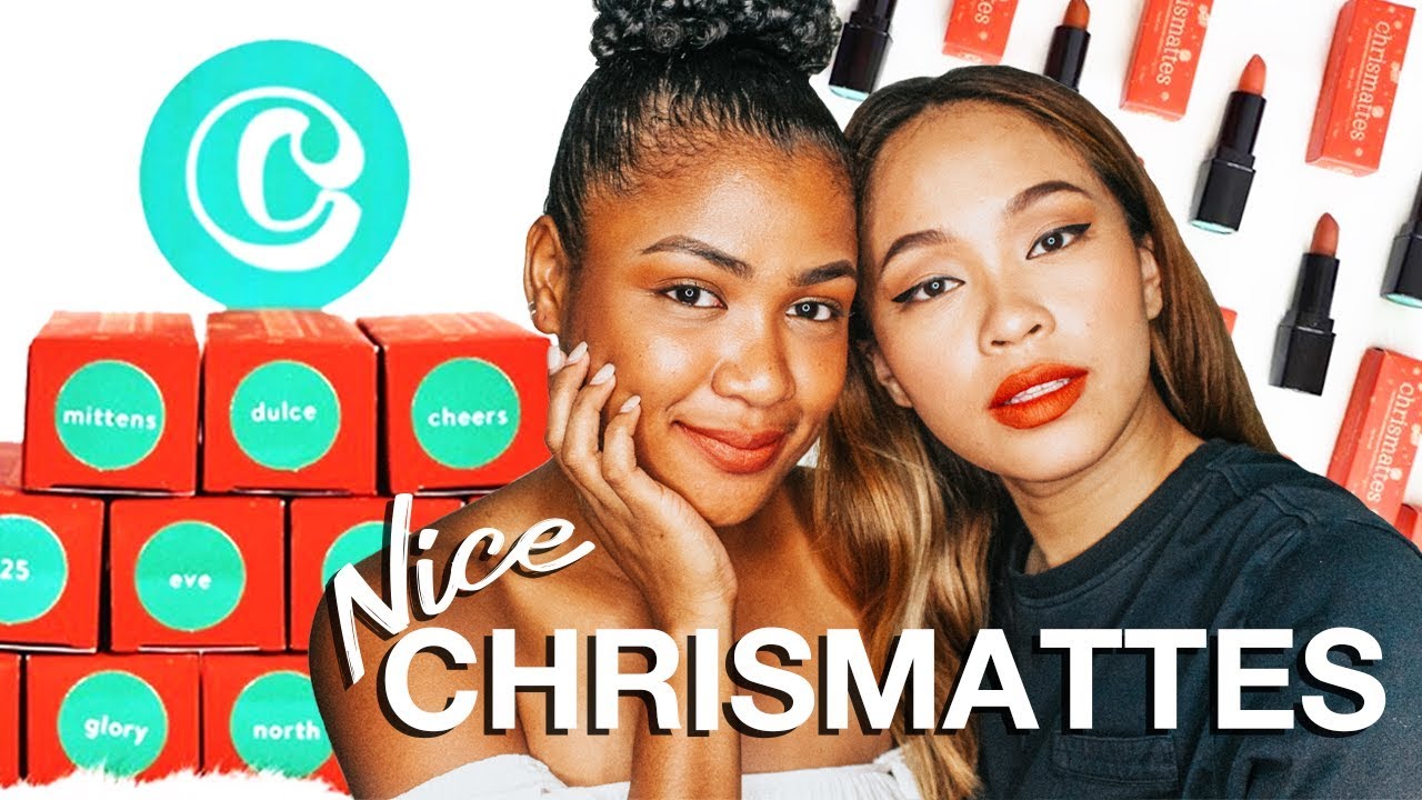 Morena & Chinita Try: COLOURETTE CHRISMATTES Review & Swatch: Nice Set 🎄 |  Booya