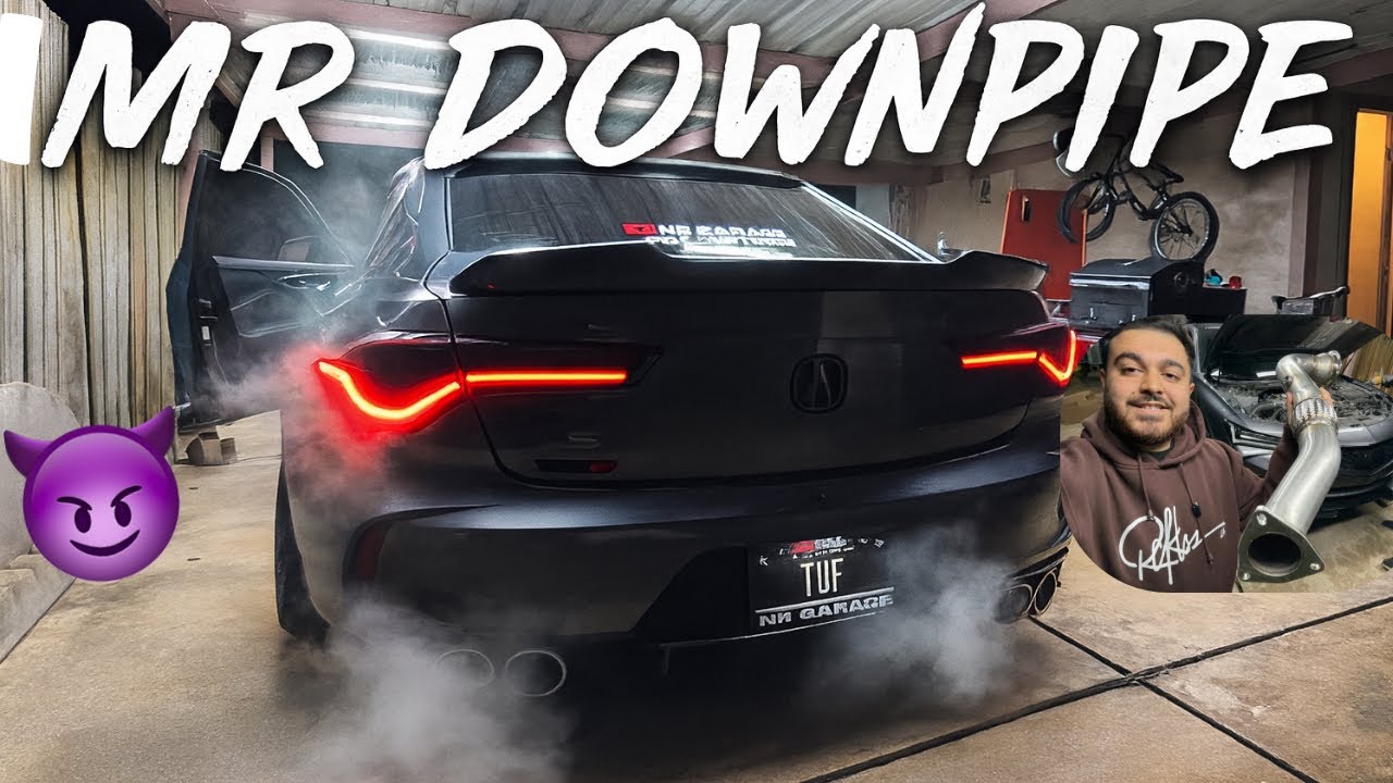 Выхлопная труба IMR на моём TLX Type S… Звук просто СУПЕР 🔥