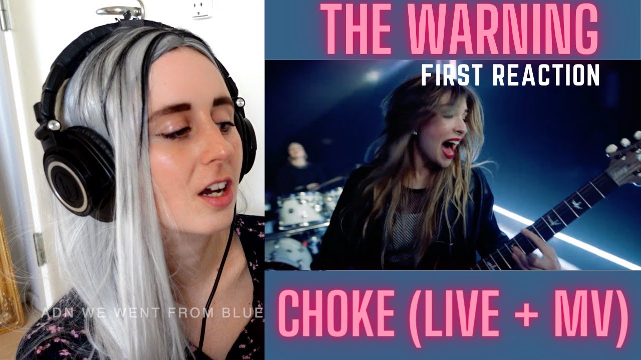 Первая реакция на The Warning — Choke (концерт и клип) — Реакция певицы