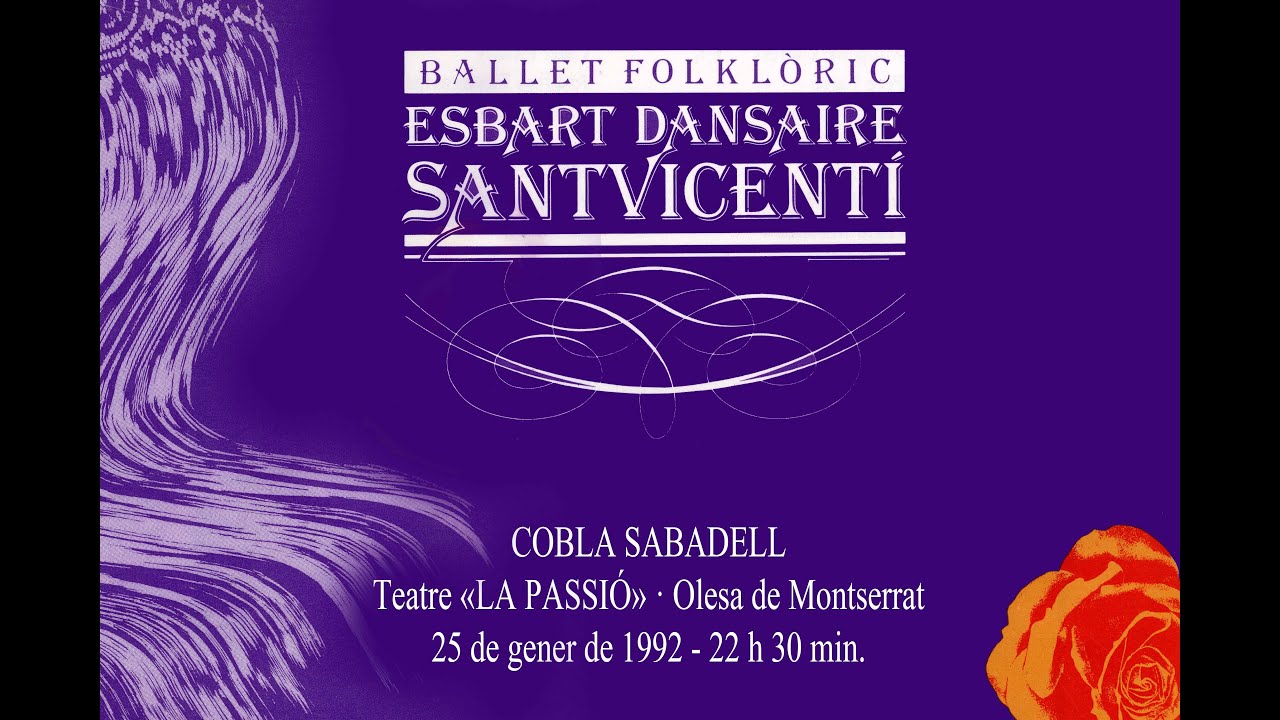 L'Esbart Dansaire Santvicentí al Teatre 