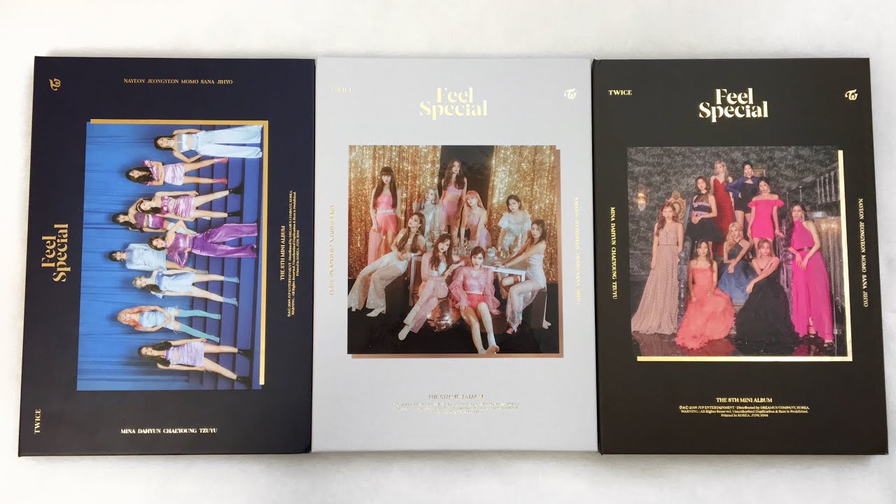unboxing twice feel special albums