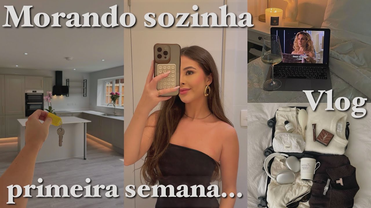 Vlog: minha primeira semana morando sozinha 💘